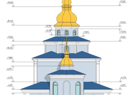 Фасад храму апостолів Петра і Павла, Рівненсько-Волинської єпархії, с.Немовичі